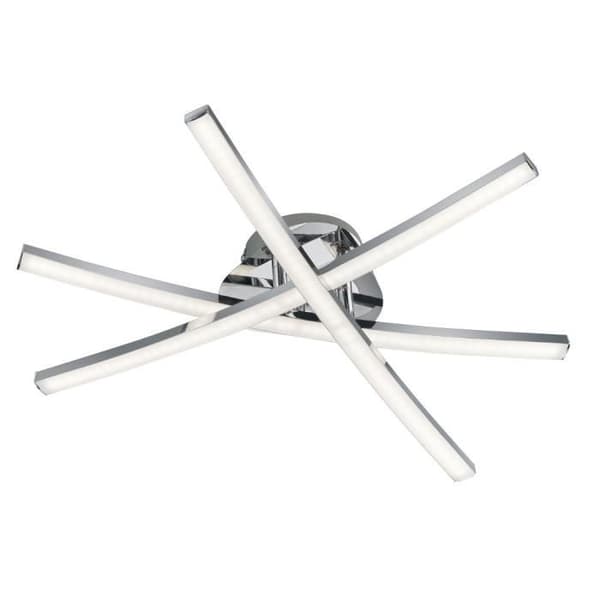 LED taklampa 13,5 watt taklampa LED-belysning vardagsrum hall krom