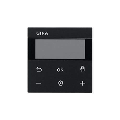 GIRA 5394005 SYSTEM 3000 RAUMTEMPERATURREGLER BT, SYSTEM 55, SCHWARZ M