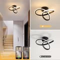 Miniatyrbild 6 av 9: OBOSOE Modern LED-Taklampa 22W, 2500LM, Klöverform, Varmvitt 3000K, 25 cm