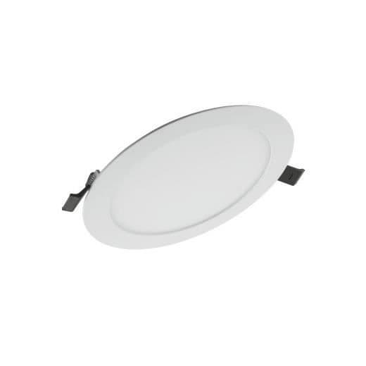 LEDVANCE DL SLIM ALU DN 205 22 W 3000 K WT, Funktionell, Vit, IP20, Inbyggd, Rund, 1 lampa(er)