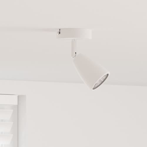 takspotlight 1-väg justerbar vit GU10