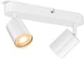 Miniatyrbild 8 av 8: Bomclap 2-armad LED Takspot Vit - GU10 Inbyggd Spotlight - Modern Svängbar Vit LED Taklampa - Justerbar Spot för Vardagsrum, Sovrum, Kök - Utan Medföl
