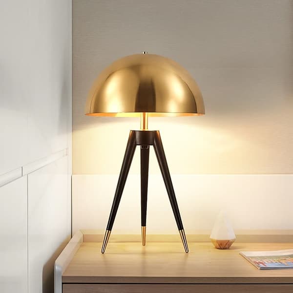 Bomclap Moderne Bordlampe - Minimalistisk Svampedesign til Soveværelse/Stue - Sengebordslampe til Villa & Kunstudstilling - Trident Spotlight