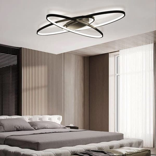 Bomclap LED Loftslampe 75W Dæmpbar med Fjernbetjening - Moderne Design til Stue, Soveværelse & Køkken