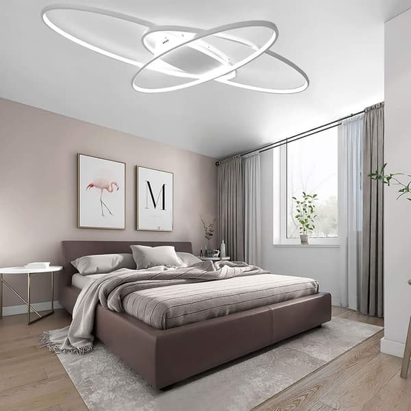 Bomclap LED-kattovalaisin 75W himmennettävä kaukosäätimellä - moderni muotoilu olohuoneeseen, makuuhuoneeseen ja keittiöön