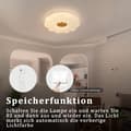 Miniatyrbillede 5 af 9: Bomclap Moderne Loftslampe med Stjernehimmel Effekt - 22W Dæmpbar Rundt LED Lys (40cm) med Fjernbetjening