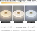 Miniatyrbillede 2 af 9: Bomclap Moderne Loftslampe med Stjernehimmel Effekt - 22W Dæmpbar Rundt LED Lys (40cm) med Fjernbetjening