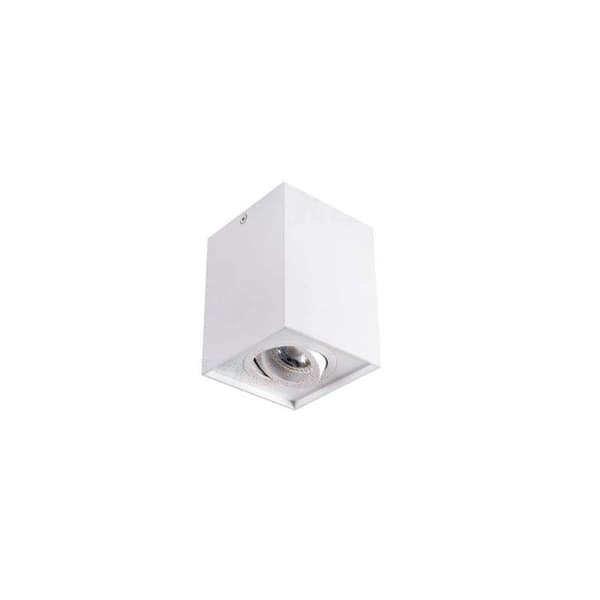 Gord DLP 50-w justerbar utanpåliggande taklampa i aluminium Vit