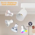 Miniatyrbillede 4 af 7: Bomclap Loftsspot LED 2 Lanterner - Sort Indendørs Loftsspot GU10 - Sort LED Loftsspot - Spotlight til salon, soveværelse, køkken - Film ikke inkl.