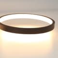 Miniatyrbillede 4 af 8: OBOSOE Modern LED loftslampe - dæmpbar med fjernbetjening | 55W, 88cm, Sort | 4 Lysarmaturer i moderne design