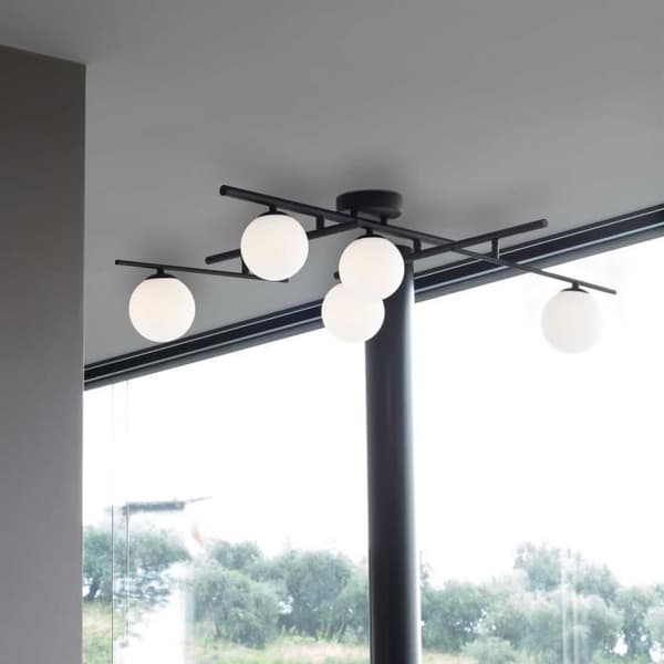 Ideal Lux ATLAS Plafonnier Globe med 5 Ljus Mässing