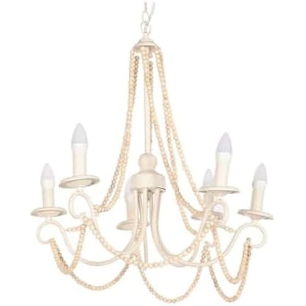 Taklampa - HOME ESPRIT - Taklampa - Trä och metall - 25 W - Modern design