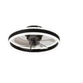 Miniatyrbild 1 av 2: Modern LED Takfläktlampa, Fjärrkontroll, Energibesparande,50CM, Svart, Trikolor dimning RC