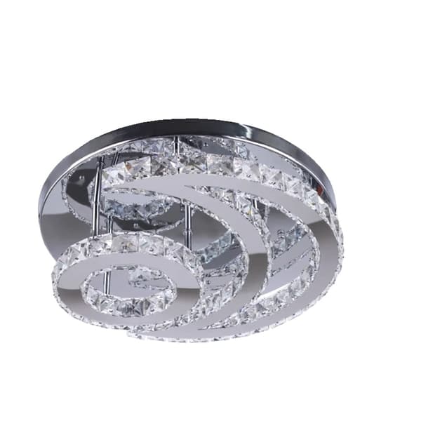Moderni kristallikattovalaisin, 36W LED-lamput, laaja valaistuskattavuus,D40cm, vaihdettavissa
