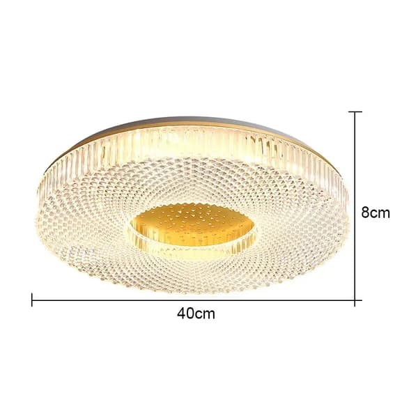 Taklampa, Tricolor Dimming, Akrylmaterial,Trikolor dimning, B 40 cm