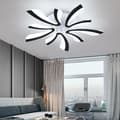 Pikkukuva 2 / 2: Moderni kattovalaisin, himmennettävä LED, elegantti puun oksa -design,Lämmin valkoinen, musta