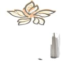 Miniatyrbillede 1 af 4: LED Loftlampe, Dæmpbar med Fjernbetjening, Blomsterformet Design,foranderlig, 30W, HVID