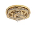 Pikkukuva 1 / 2: Luksuskattovalaisin, himmennettävät LED-nauhat, elegantti kultafinish,8030, Kirkkauden himmennys