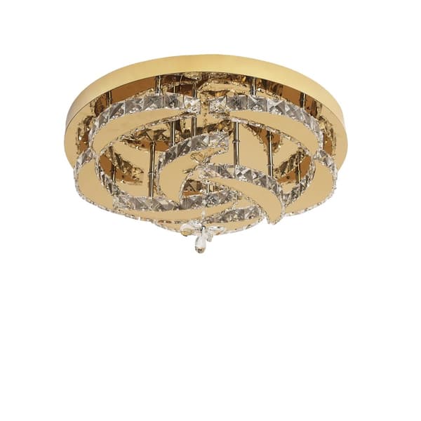 Luksuskattovalaisin, himmennettävät LED-nauhat, elegantti kultafinish,8030, Kirkkauden himmennys