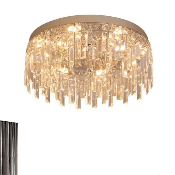 Kristallikattovalaisin, väri lämpötila, moderni tyyli,vaihdettavissa, D50 cm kulta