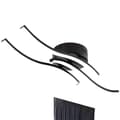 Miniatyrbild 1 av 2: LED Taklampa, Justerbar Ljusstyrka, Modern Nordisk Design,Svart, Kall vit