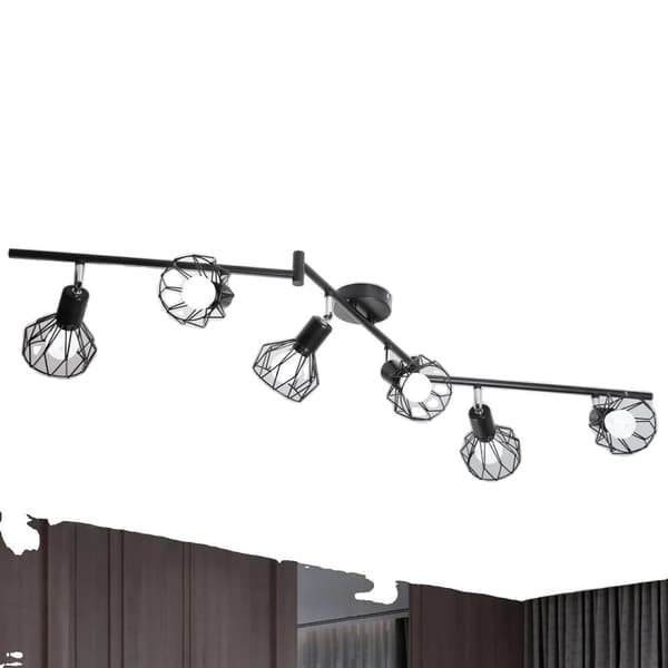 Loftspotlight, pærer, selvstændig installation, vekselstrømskilde,Ingen pære, 6