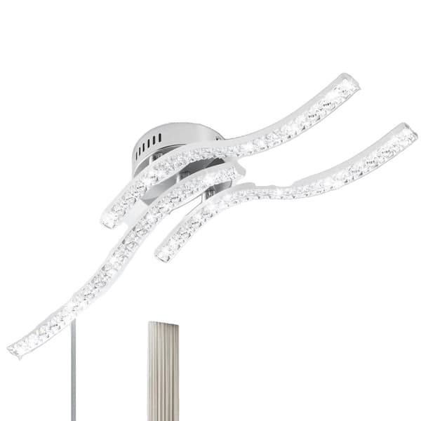 LED-kattovalaisin, 24W teho, 2640 lumenin kirkkaus,hopea, 6000K