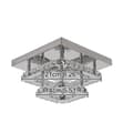 Miniatyrbillede 1 af 2: Krystal loftlampe, moderne design, LED-belysning,ændrebar, Dia25cm 18W