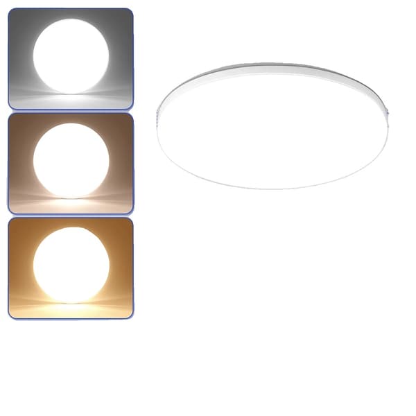 LED-kattovalaisin, moderni tyyli, helppo asennus, energiatehokas,Tyyppi A 20W, Kylmä valo