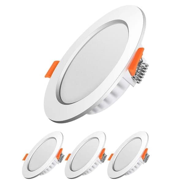 OBOSOE 10-Pack upotettavat LED-kohdevalot – IP65 vedenpitävä, 4000K neutraali valkoinen valo kylpyhuoneeseen ja kotiin