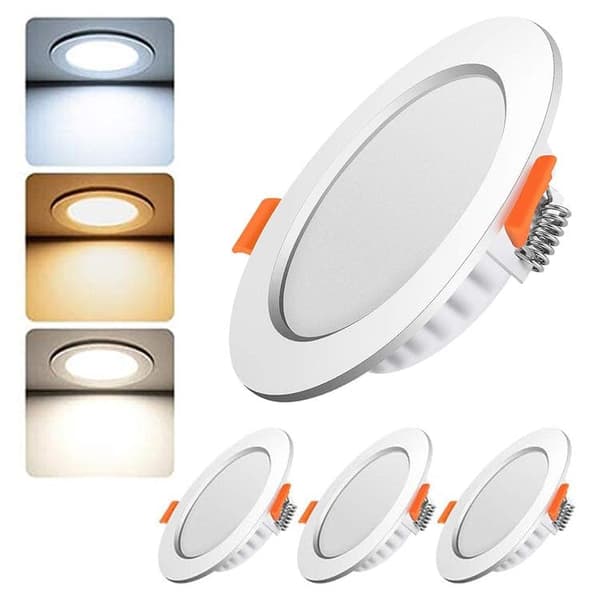 OBOSOE 10-Pack upotettavat LED-kohdevalot – IP65 vedenpitävä, 4000K neutraali valkoinen valo kylpyhuoneeseen ja kotiin