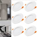 Pikkukuva 1 / 5: OBOSOE 10-Pack upotettavat LED-kohdevalot – IP65 vedenpitävä, 4000K neutraali valkoinen valo kylpyhuoneeseen ja kotiin