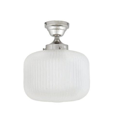Taklampa Eli Nickel/Frost Stor