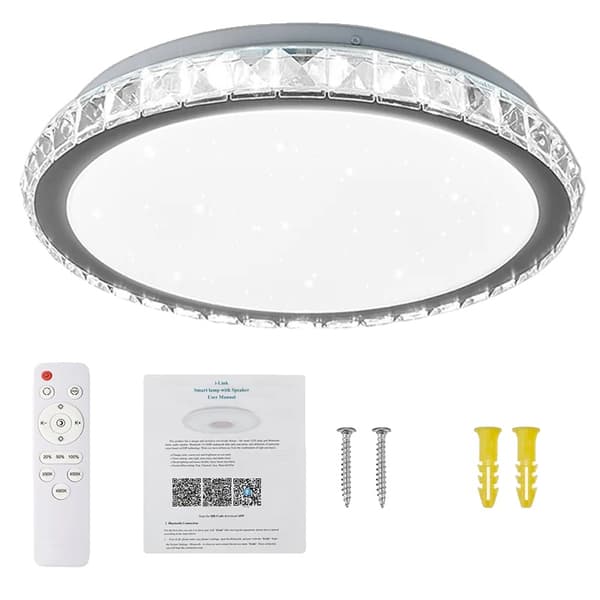 LED-kattolamppu, RGB himmennettävä, kaukosäädin, tyylikäs muotoilu,variantVariantti