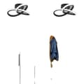 Miniatyrbillede 1 af 2: Acryl LED Loftlampe, Minimalistisk Design, Varme og Kolde Hvide Muligheder,2 stk sort, Kold Hvid