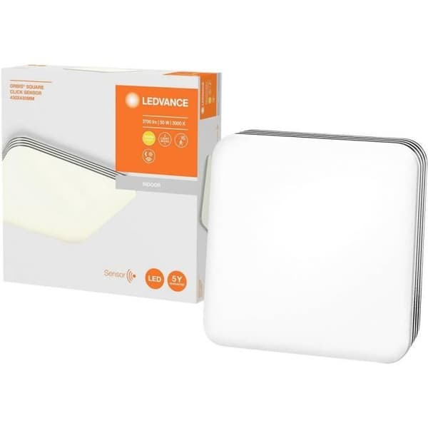 LED-taklampa med rörelsedetektor LEDVANCE Orbis 4058075472815 inbyggd LED Effekt: 50 W varmvit
