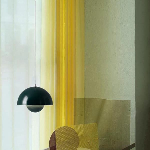 OBOSOE moderne LED vedhæng 23cm - Halvcirkelformet blomsterknopdesign med justerbart lys 3000K–6000K