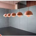 Miniatyrbillede 7 af 9: OBOSOE moderne LED vedhæng 23cm - Halvcirkelformet blomsterknopdesign med justerbart lys 3000K–6000K