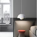 Miniatyrbillede 6 af 9: OBOSOE moderne LED vedhæng 23cm - Halvcirkelformet blomsterknopdesign med justerbart lys 3000K–6000K