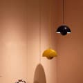 Miniatyrbillede 8 af 8: OBOSOE moderne LED vedhæng 23cm - Halvcirkelformet blomsterknopdesign med justerbart lys 3000K–6000K