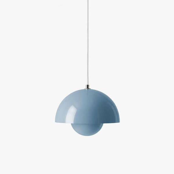 OBOSOE moderne LED vedhæng 23cm - Halvcirkelformet blomsterknopdesign med justerbart lys 3000K–6000K