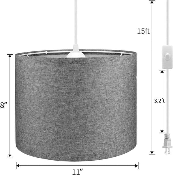 OBOSOE moderne loftslampe/vedende stil loftslamper/vedende stil vedhæng lys – Indendørs belysning til dekoration