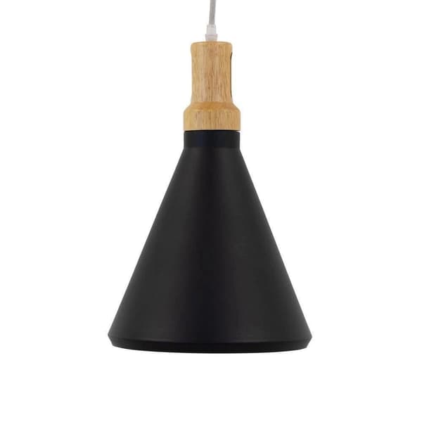 OBOSOE Vintage kattovalaisin musta/kulta Ø24/34cm korkeussäädettävä E27 keittiöbaariin (polttimo ei sisälly toimitukseen)
