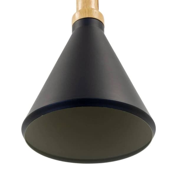 OBOSOE Vintage kattovalaisin musta/kulta Ø24/34cm korkeussäädettävä E27 keittiöbaariin (polttimo ei sisälly toimitukseen)