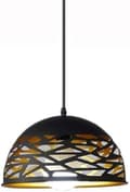 Miniatyrbillede 1 af 5: OBOSOE Industriel Metal Loftslampe, LED Loftslampe, Justerbar Sort 40cm E27 Til Indendørs Køkken Spisestue 220V
