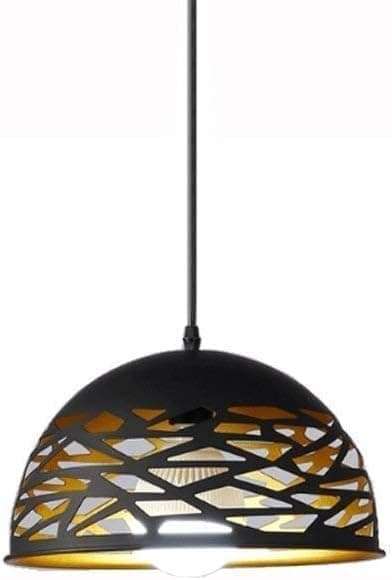 OBOSOE Industriel Metal Loftslampe, LED Loftslampe, Justerbar Sort 40cm E27 Til Indendørs Køkken Spisestue 220V