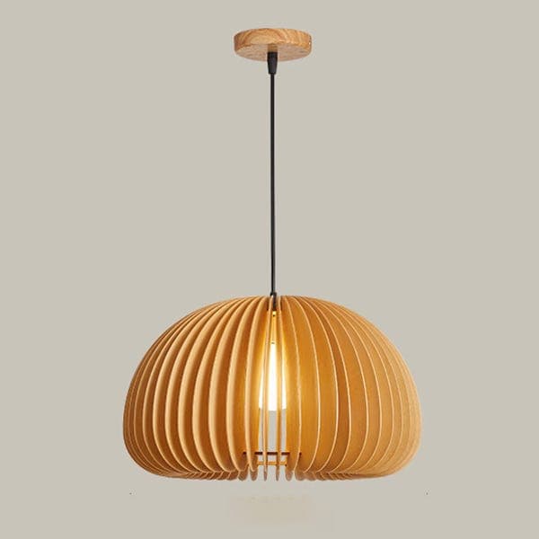 Bomclap NATURLIG HÆNGENDE LOFTSLAMPE Brun Vitt ljus