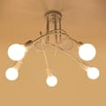 Miniatyrbillede 7 af 7: OBOSOE 5-arms loftslampe, moderne loftslampe(r), E27-fatning (pære medfølger ikke)