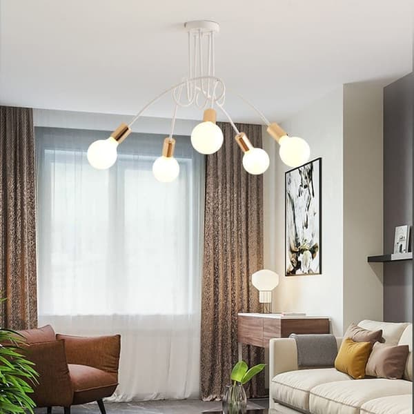 OBOSOE 5-vartinen kattovalaisin, modernit kattovalaisimet/lamput, E27-kanta