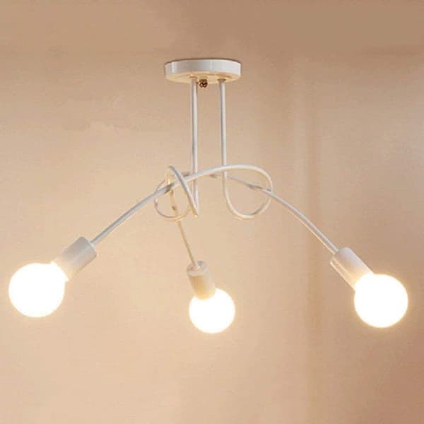 OBOSOE 3-arm loftslampe(r), moderne loftslamper, E27-fatning (glødepære inkluderet)